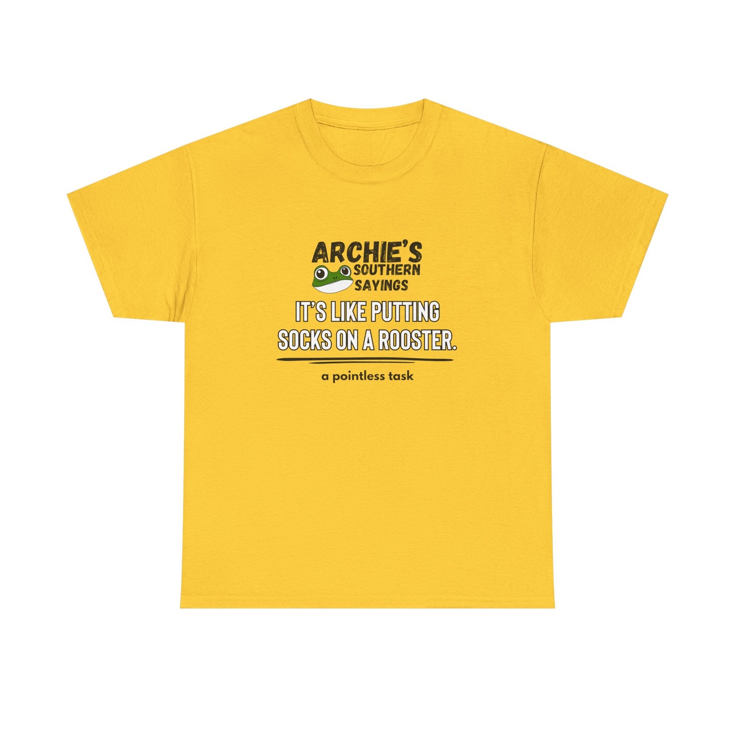 "It’s like putting socks on a rooster" Archie Unisex Graphic T-Shirt