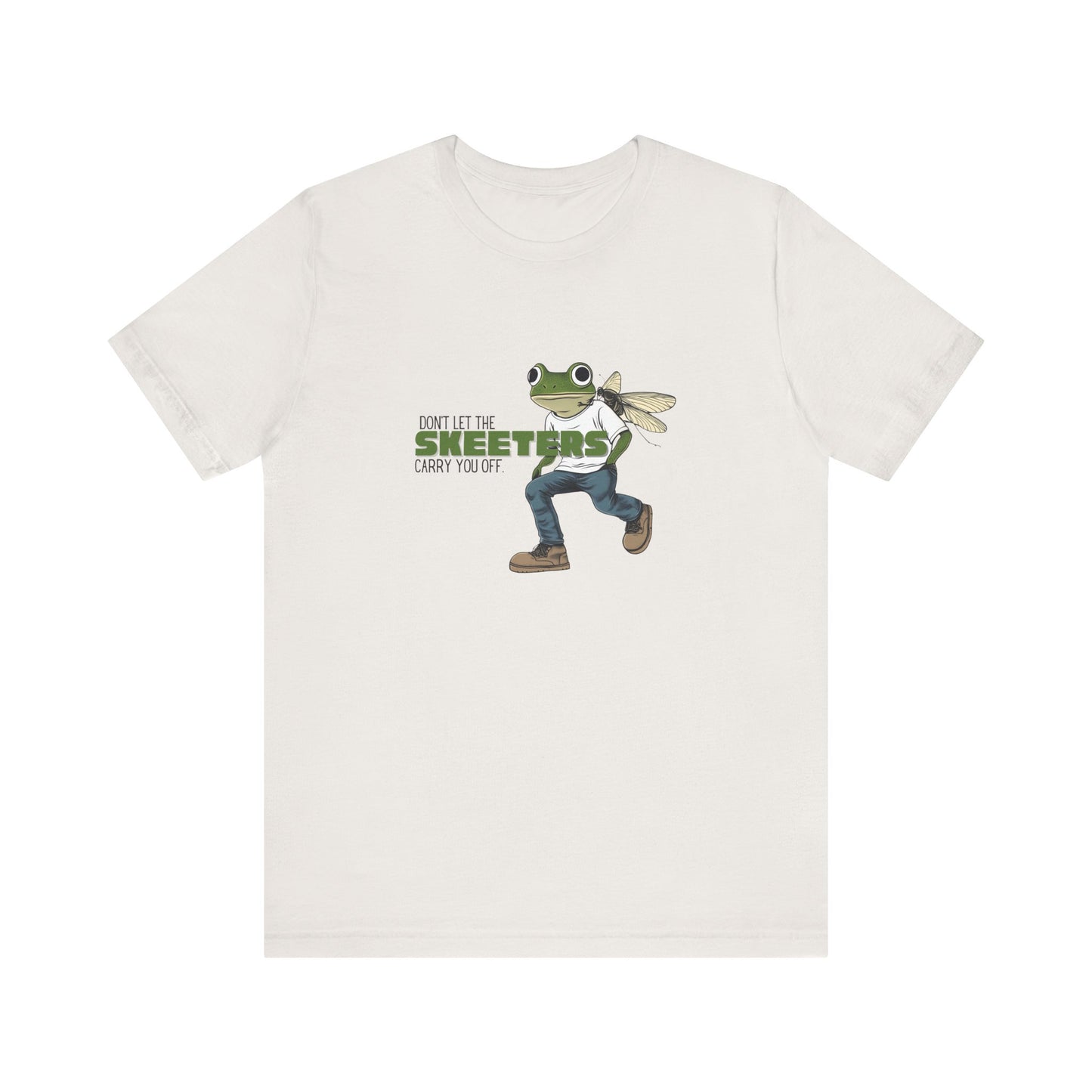“Don’t let the skeeters carry you off” Unisex Graphic T-Shirt