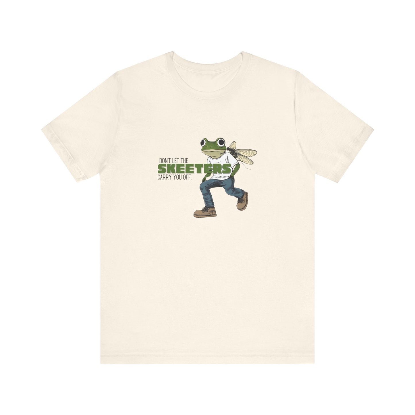 “Don’t let the skeeters carry you off” Unisex Graphic T-Shirt