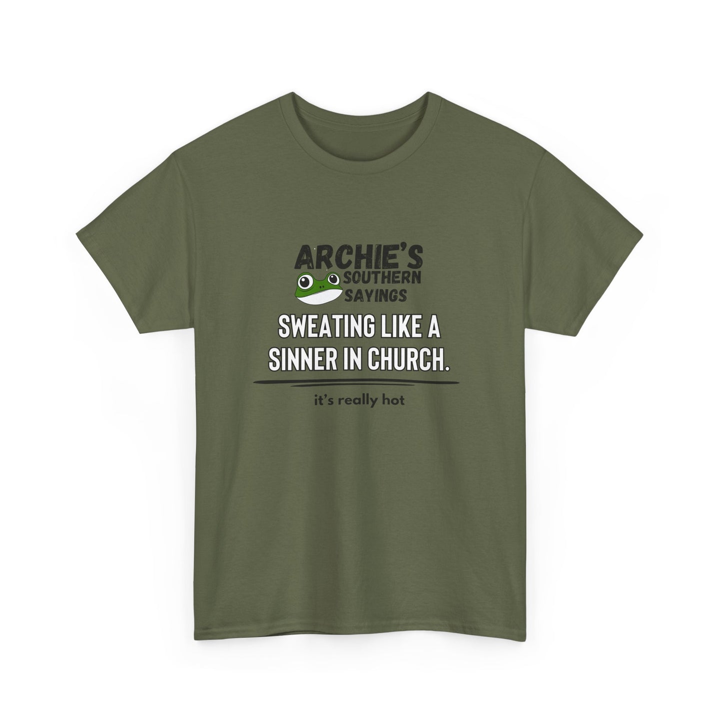 “Sweating like a sinner in church." Archie Unisex Graphic T-Shirt