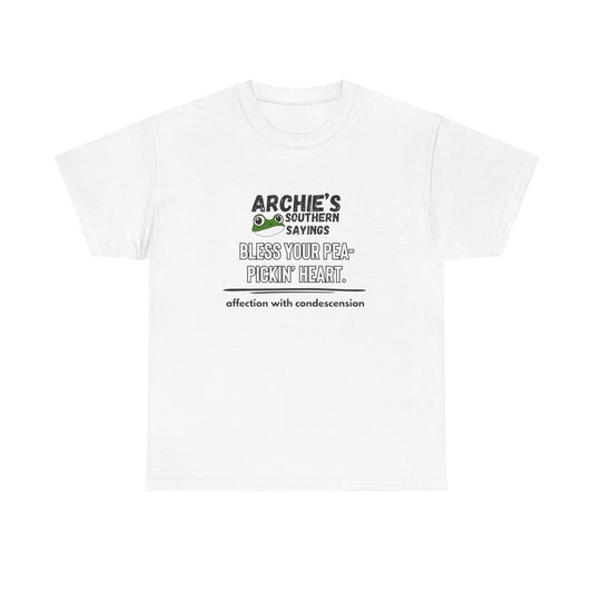 “Bless your little pea-picking heart." Archie Unisex Graphic T-Shirt