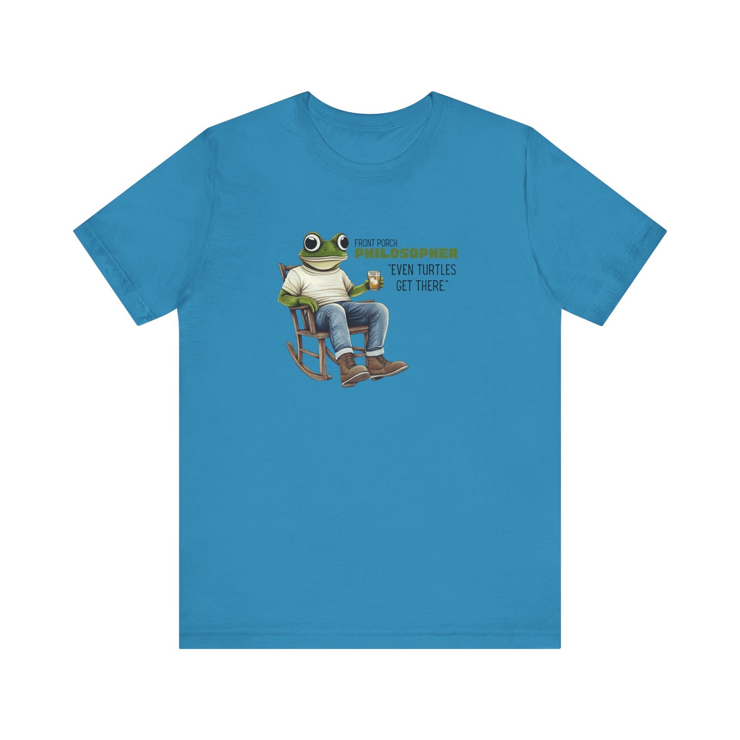 “Even turtles get there” Unisex Graphic T-Shirt