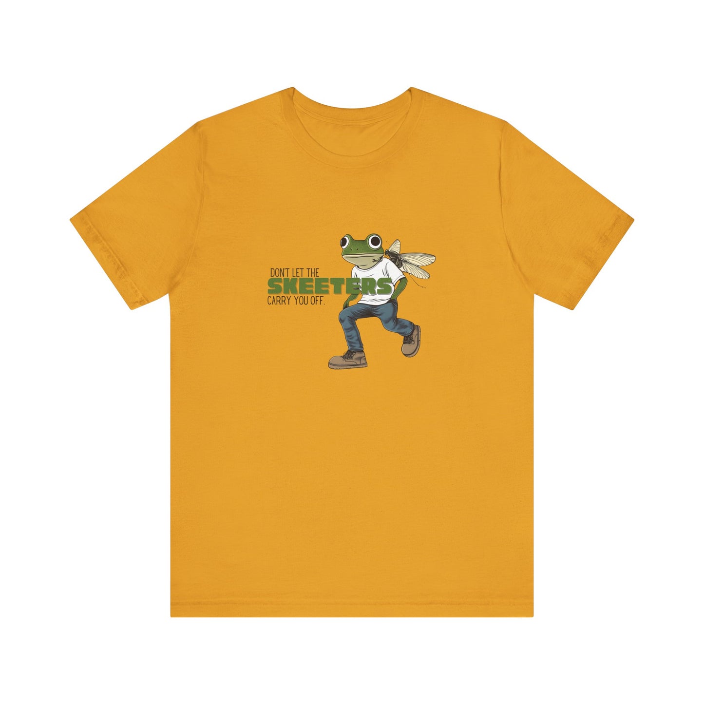 “Don’t let the skeeters carry you off” Unisex Graphic T-Shirt