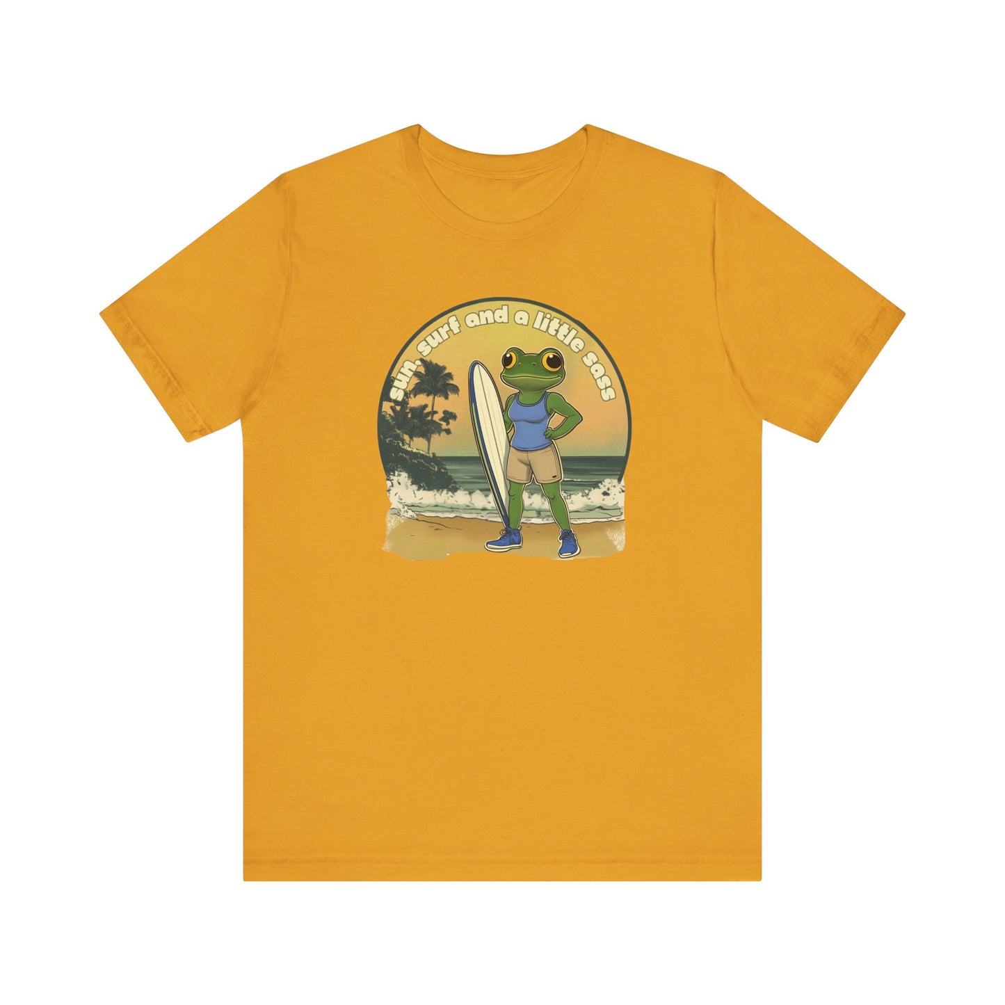 “Sun, surf and a little sass” Unisex Graphic T-Shirt