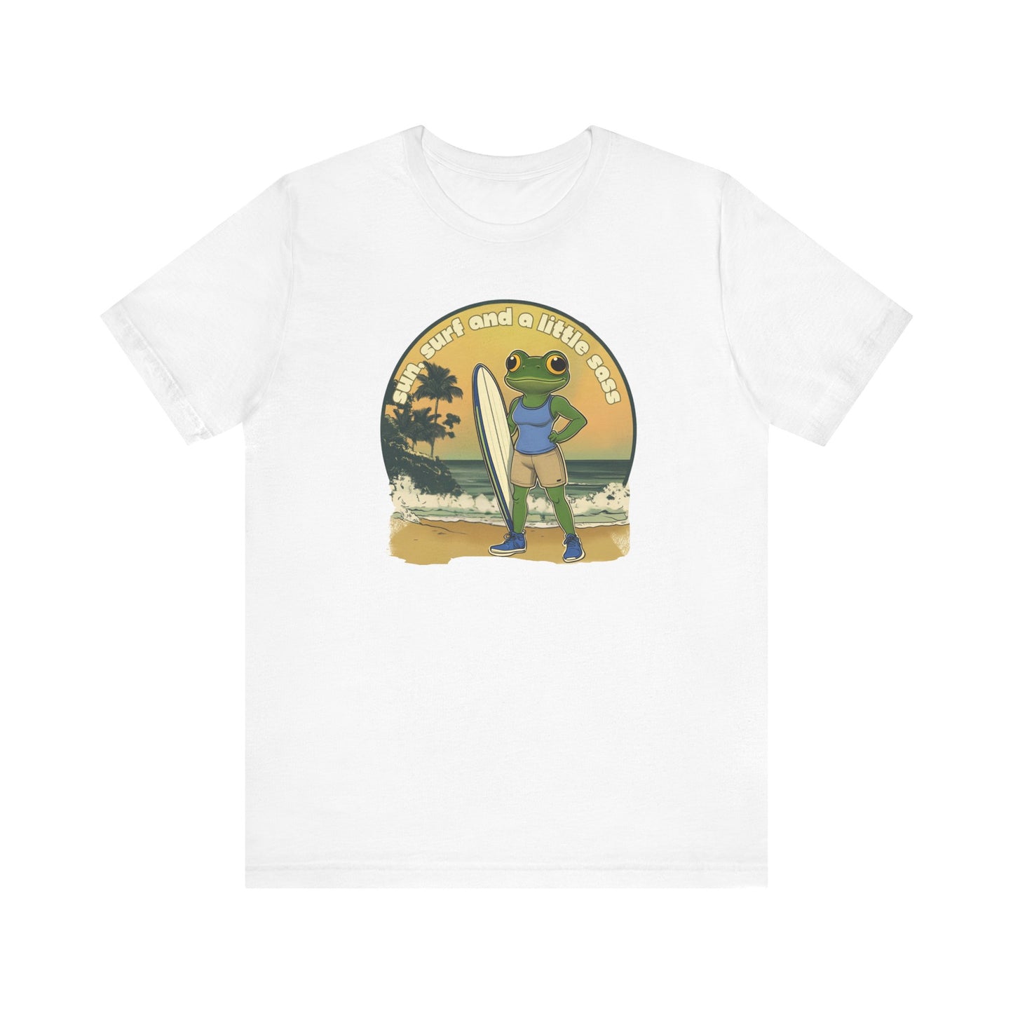 “Sun, surf and a little sass” Unisex Graphic T-Shirt