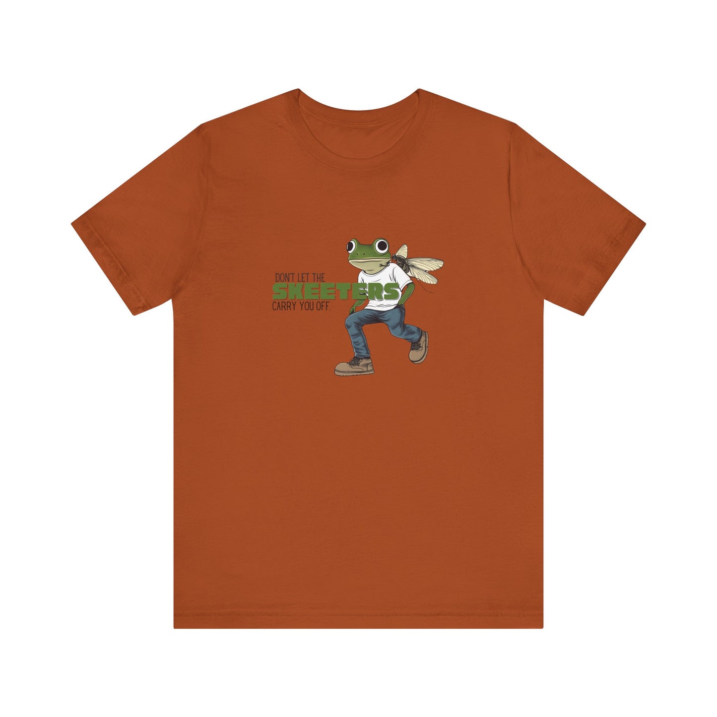 “Don’t let the skeeters carry you off” Unisex Graphic T-Shirt