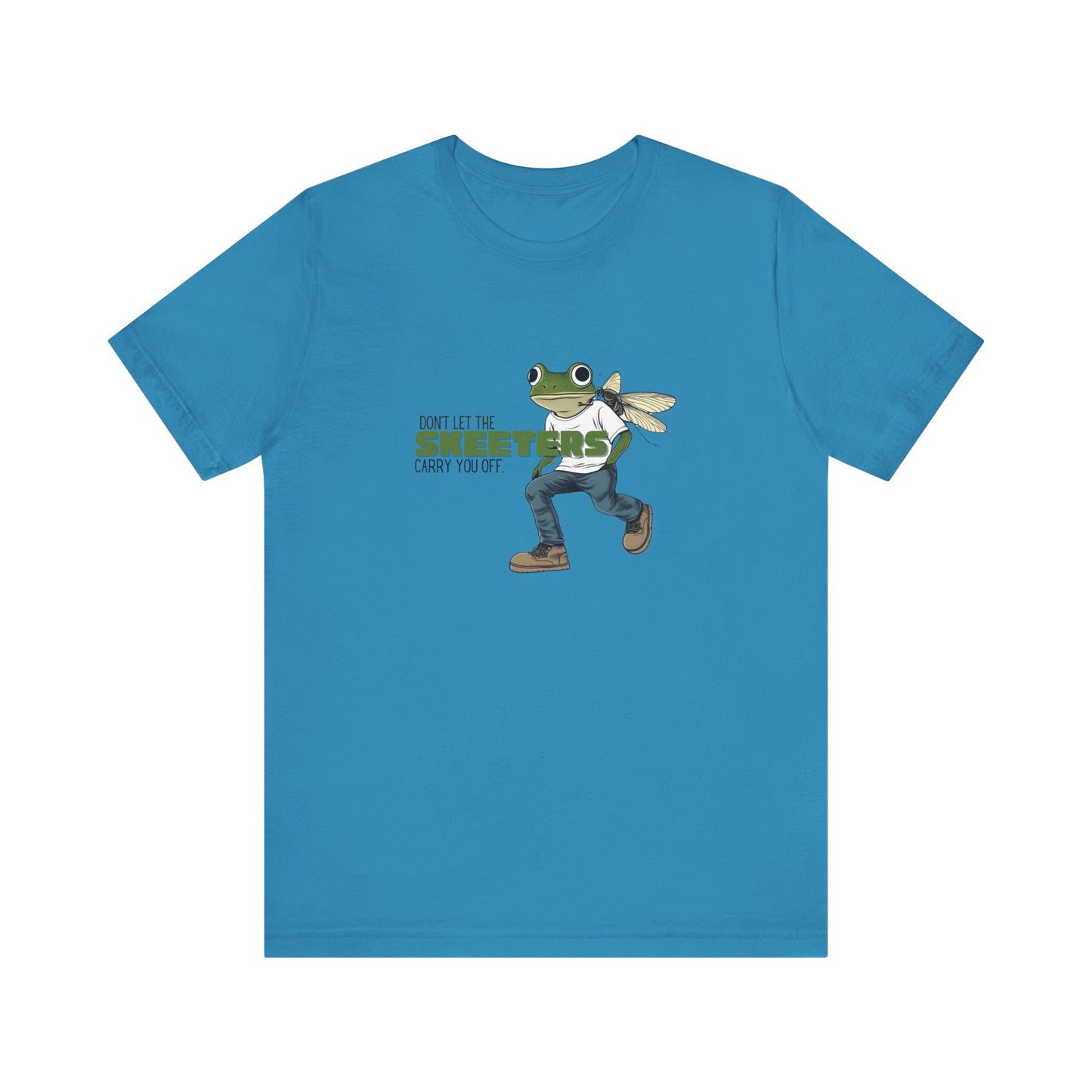 “Don’t let the skeeters carry you off” Unisex Graphic T-Shirt