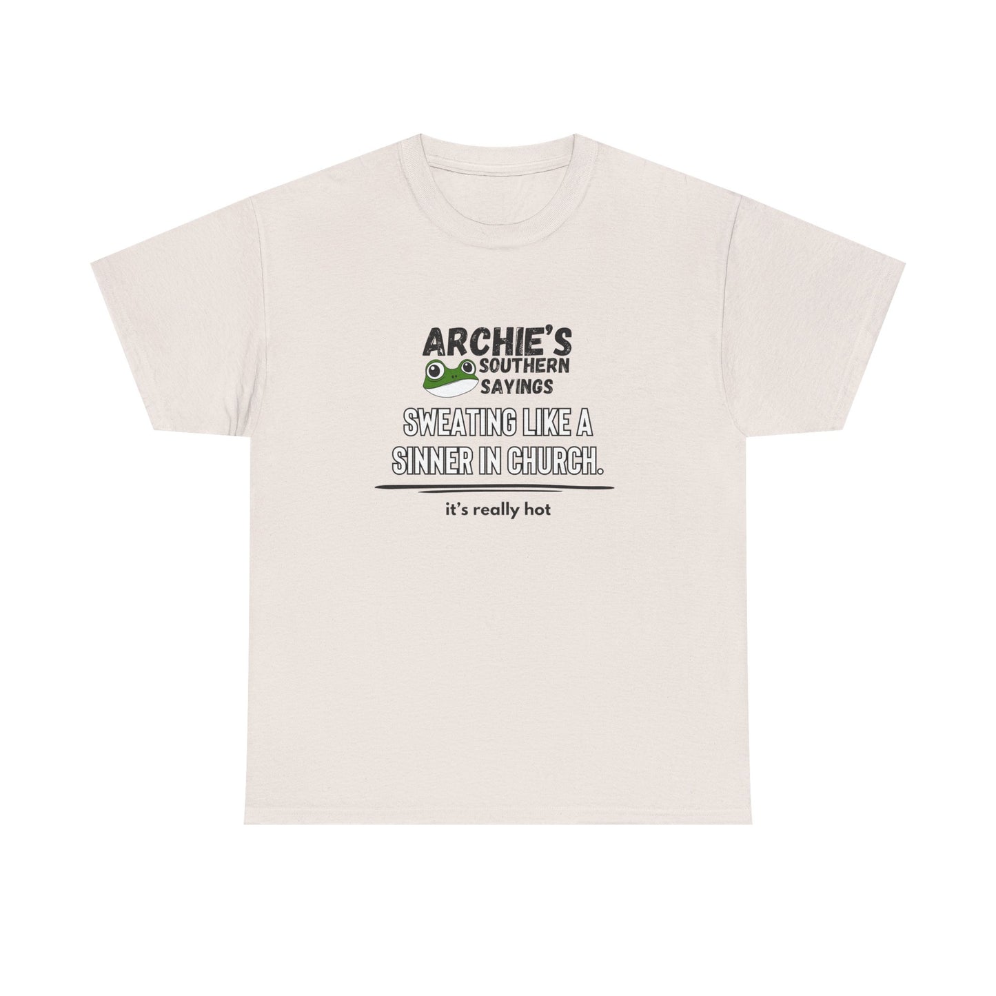 “Sweating like a sinner in church." Archie Unisex Graphic T-Shirt
