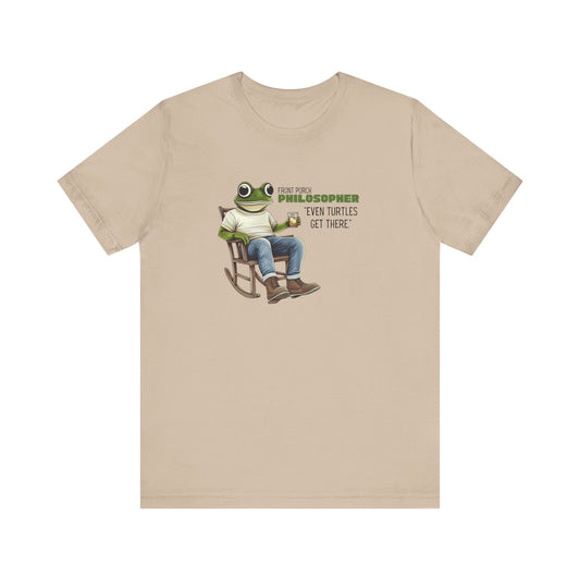 “Even turtles get there” Unisex Graphic T-Shirt