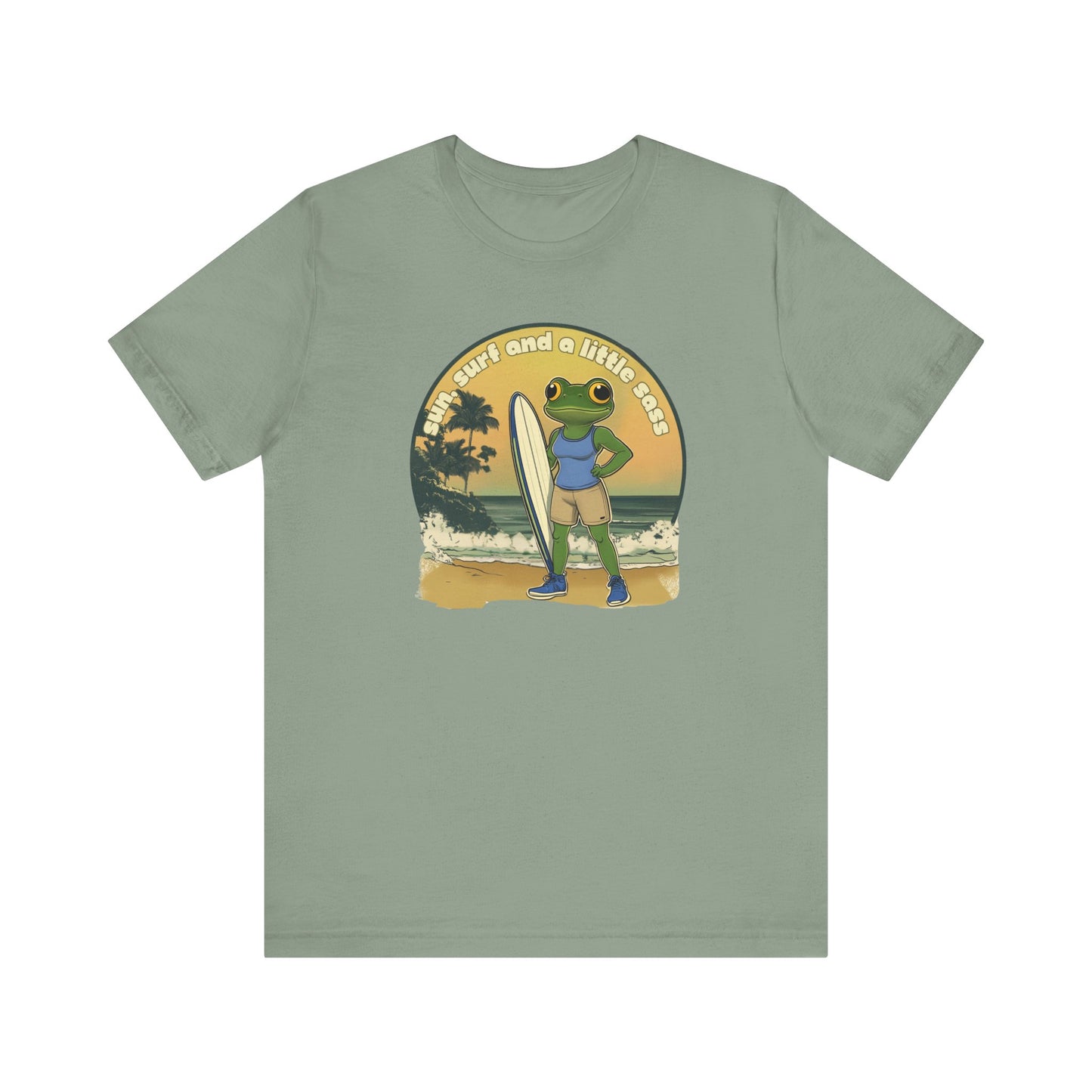 “Sun, surf and a little sass” Unisex Graphic T-Shirt