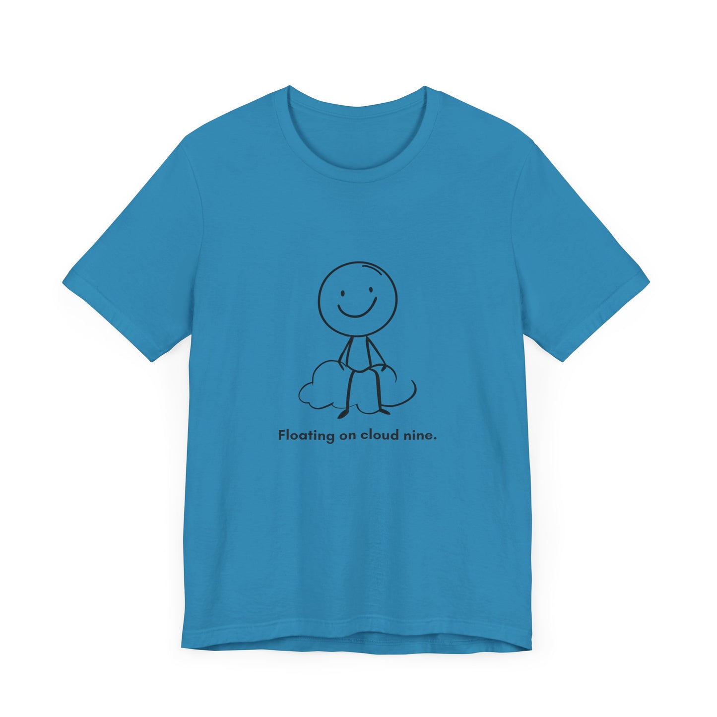 “Floating on cloud 9” Unisex Short Sleeve T-Shirt