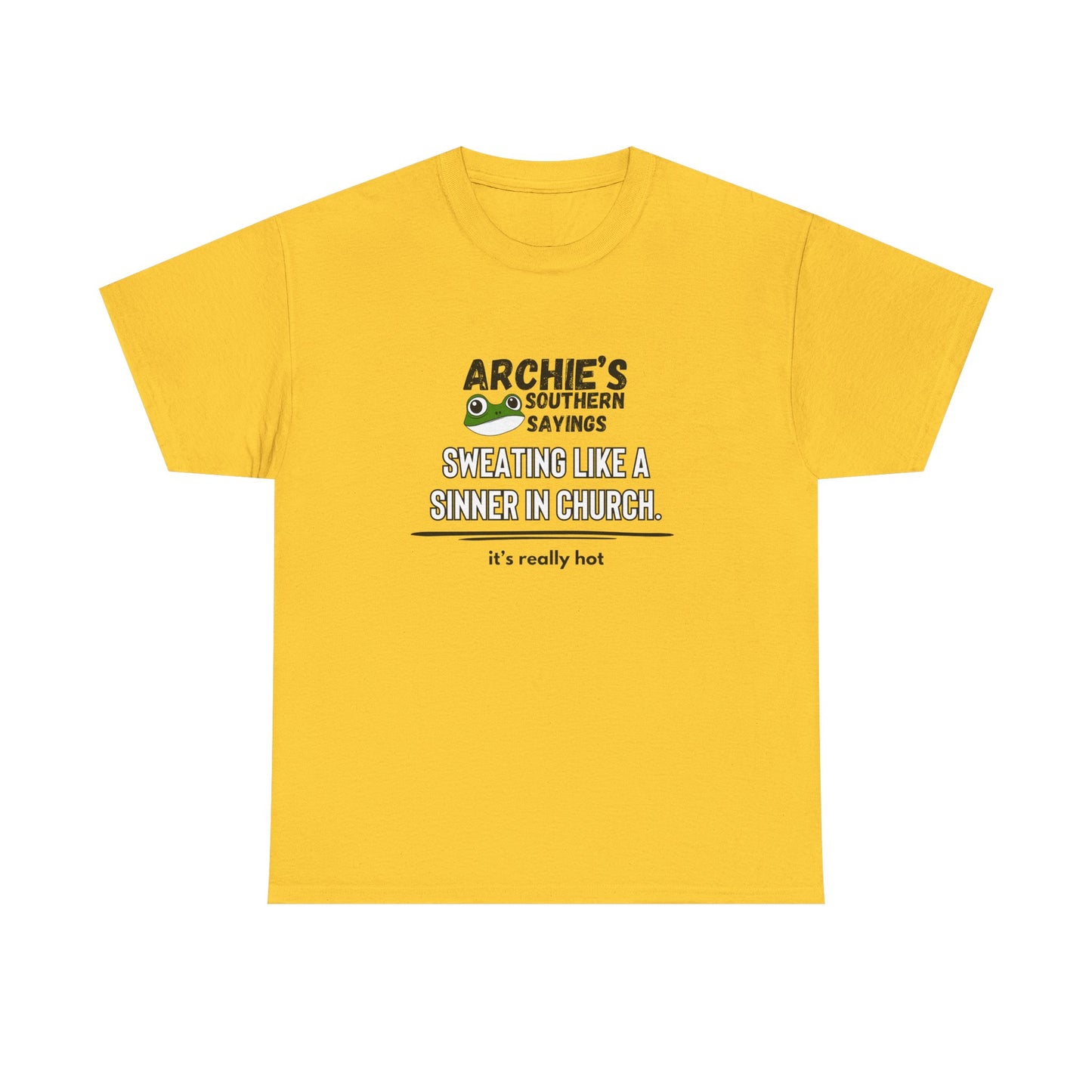 “Sweating like a sinner in church." Archie Unisex Graphic T-Shirt
