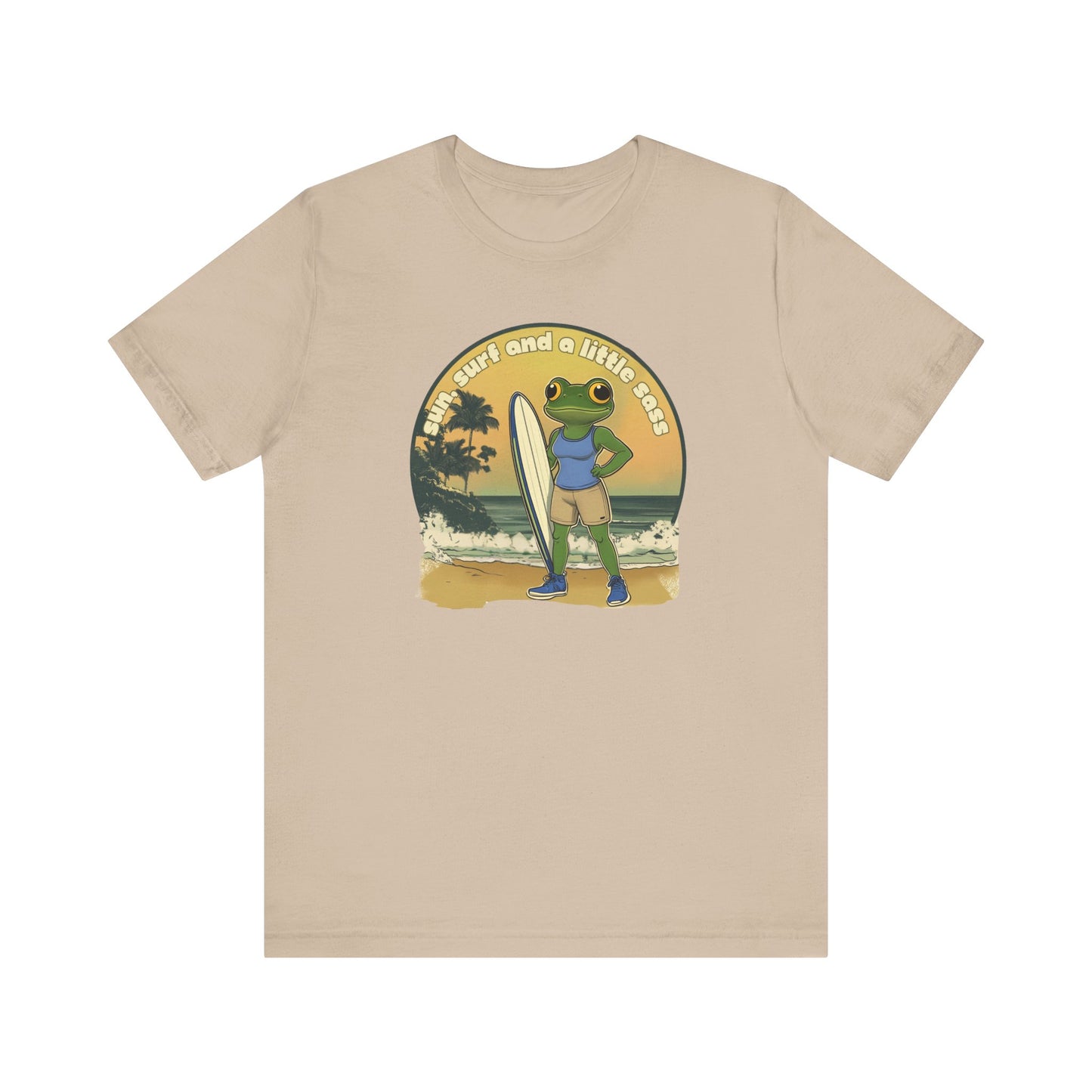 “Sun, surf and a little sass” Unisex Graphic T-Shirt