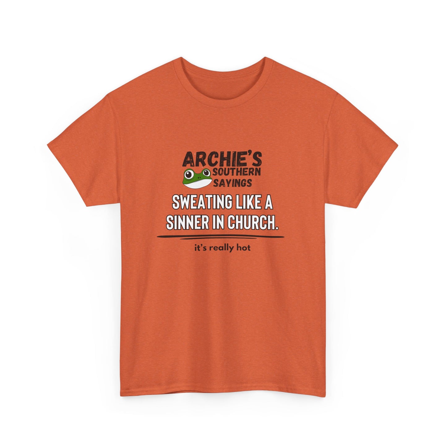 “Sweating like a sinner in church." Archie Unisex Graphic T-Shirt