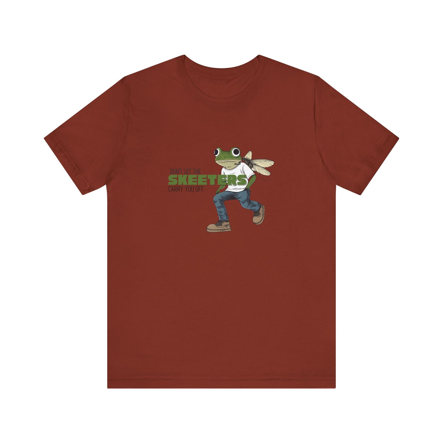 “Don’t let the skeeters carry you off” Unisex Graphic T-Shirt
