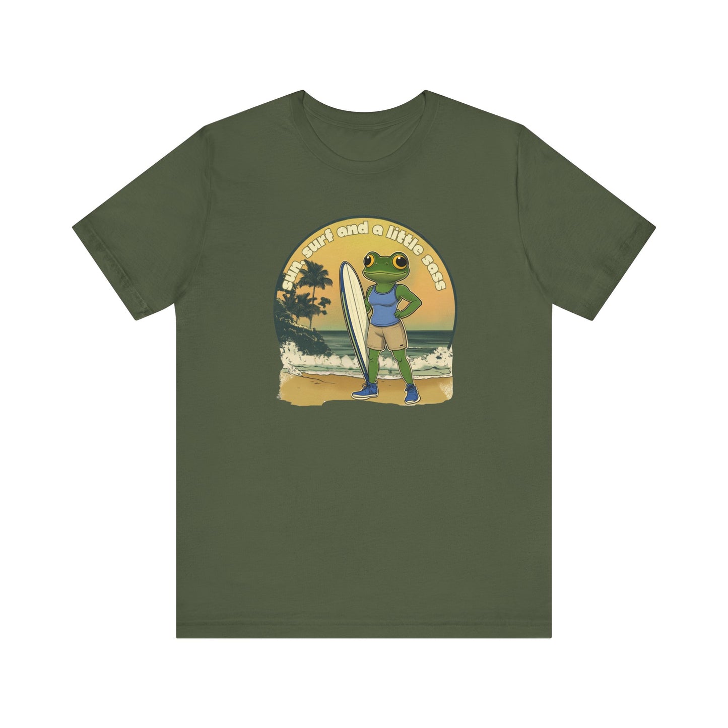 “Sun, surf and a little sass” Unisex Graphic T-Shirt