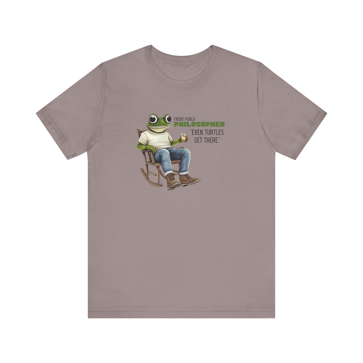“Even turtles get there” Unisex Graphic T-Shirt