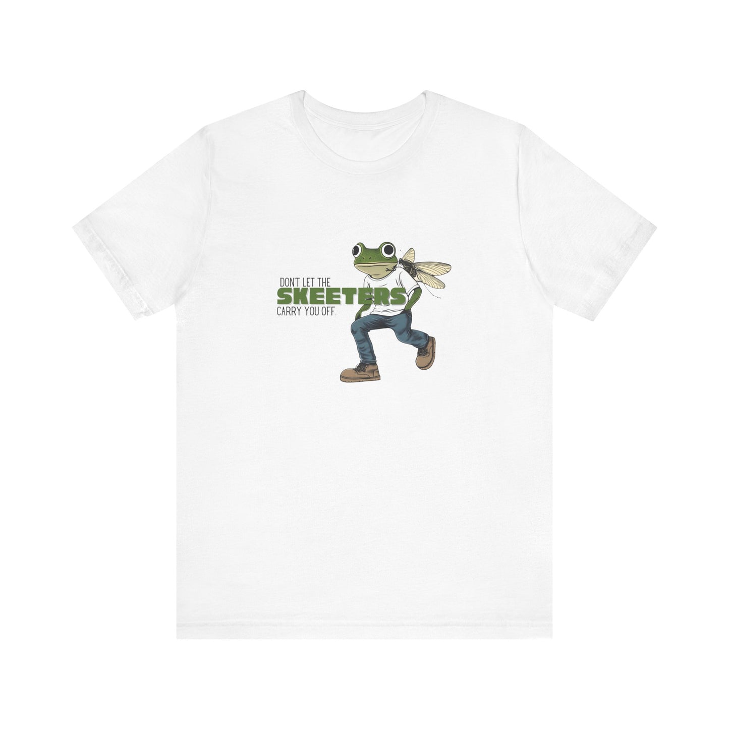 “Don’t let the skeeters carry you off” Unisex Graphic T-Shirt
