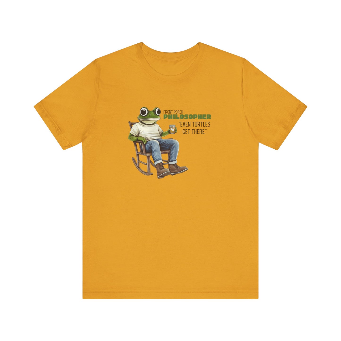 “Even turtles get there” Unisex Graphic T-Shirt
