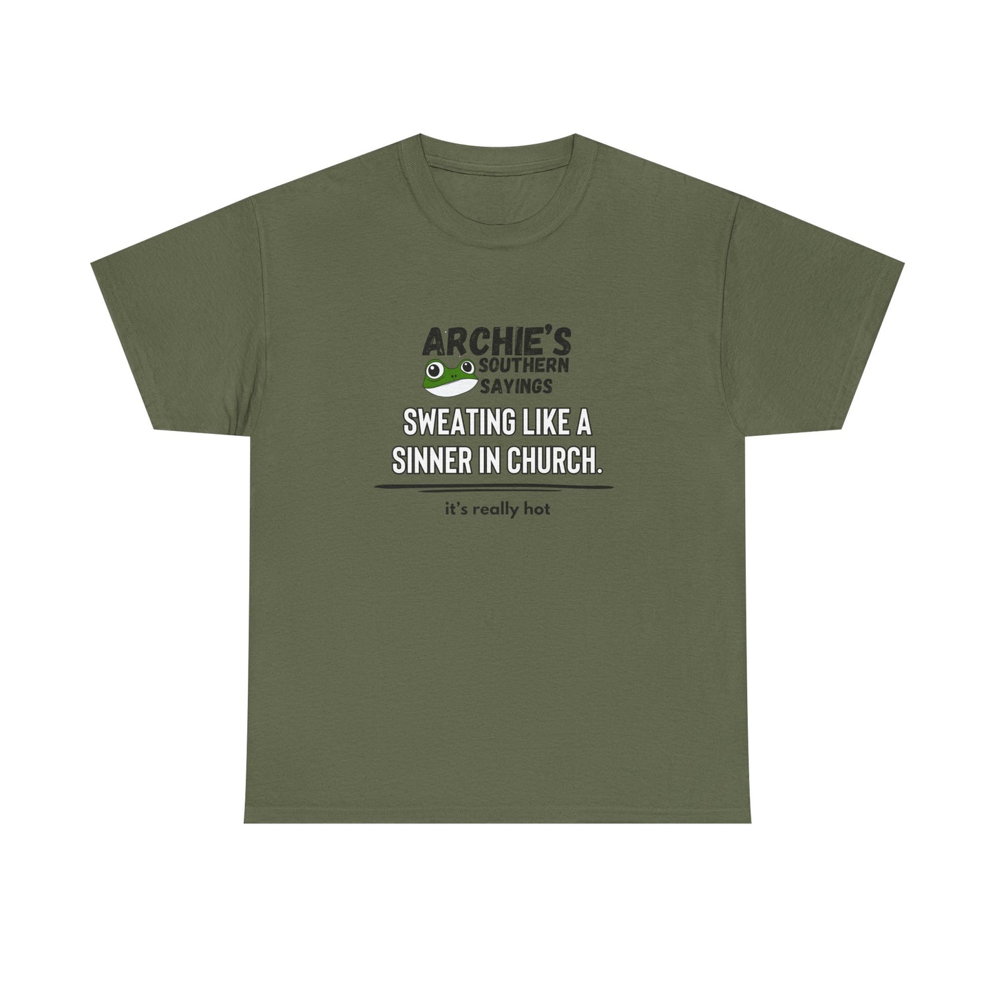 “Sweating like a sinner in church." Archie Unisex Graphic T-Shirt