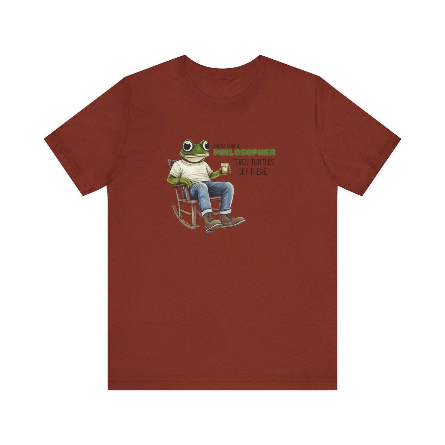 “Even turtles get there” Unisex Graphic T-Shirt