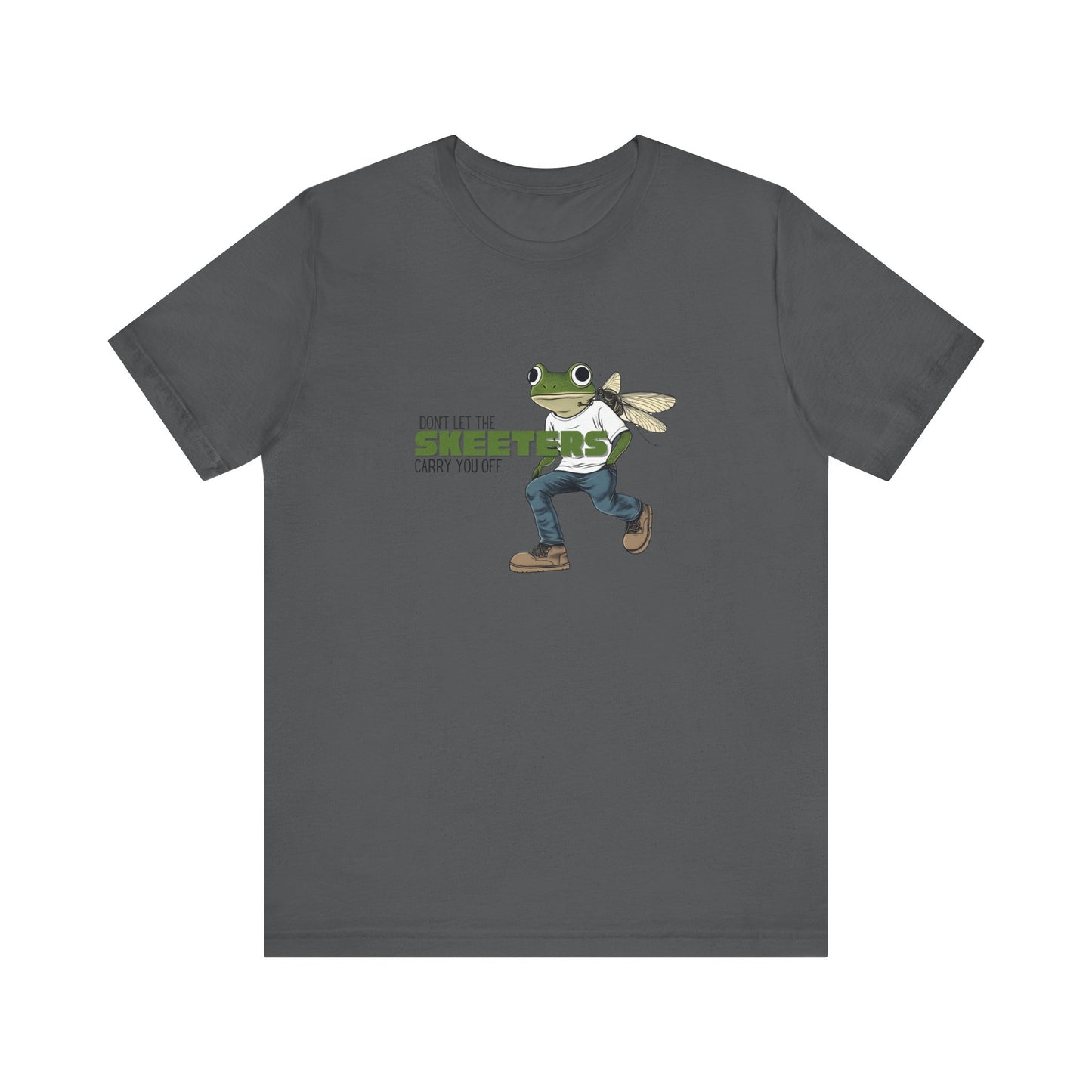 “Don’t let the skeeters carry you off” Unisex Graphic T-Shirt
