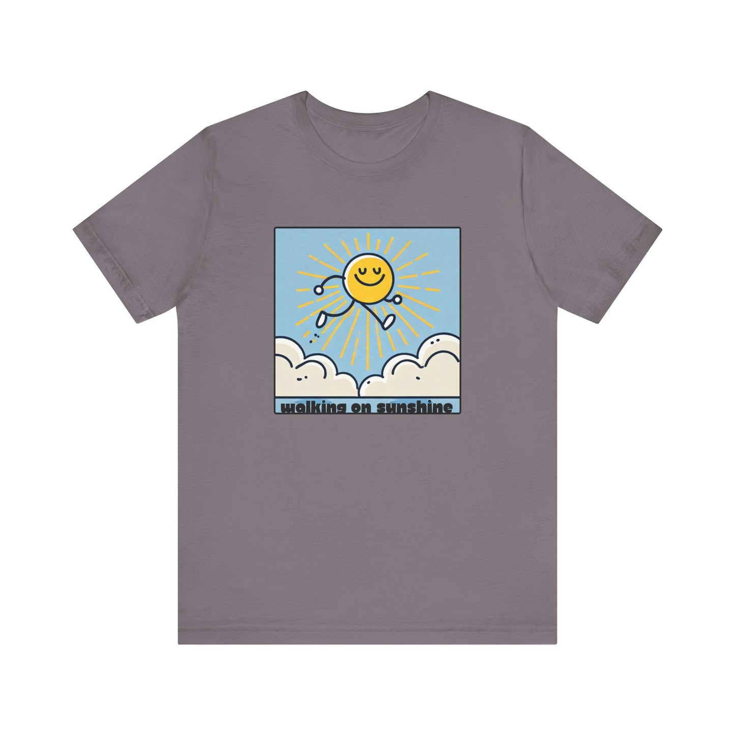 “Walking on Sunshine” Unisex Tee - Bright & Cheerful Graphic T-Shirt