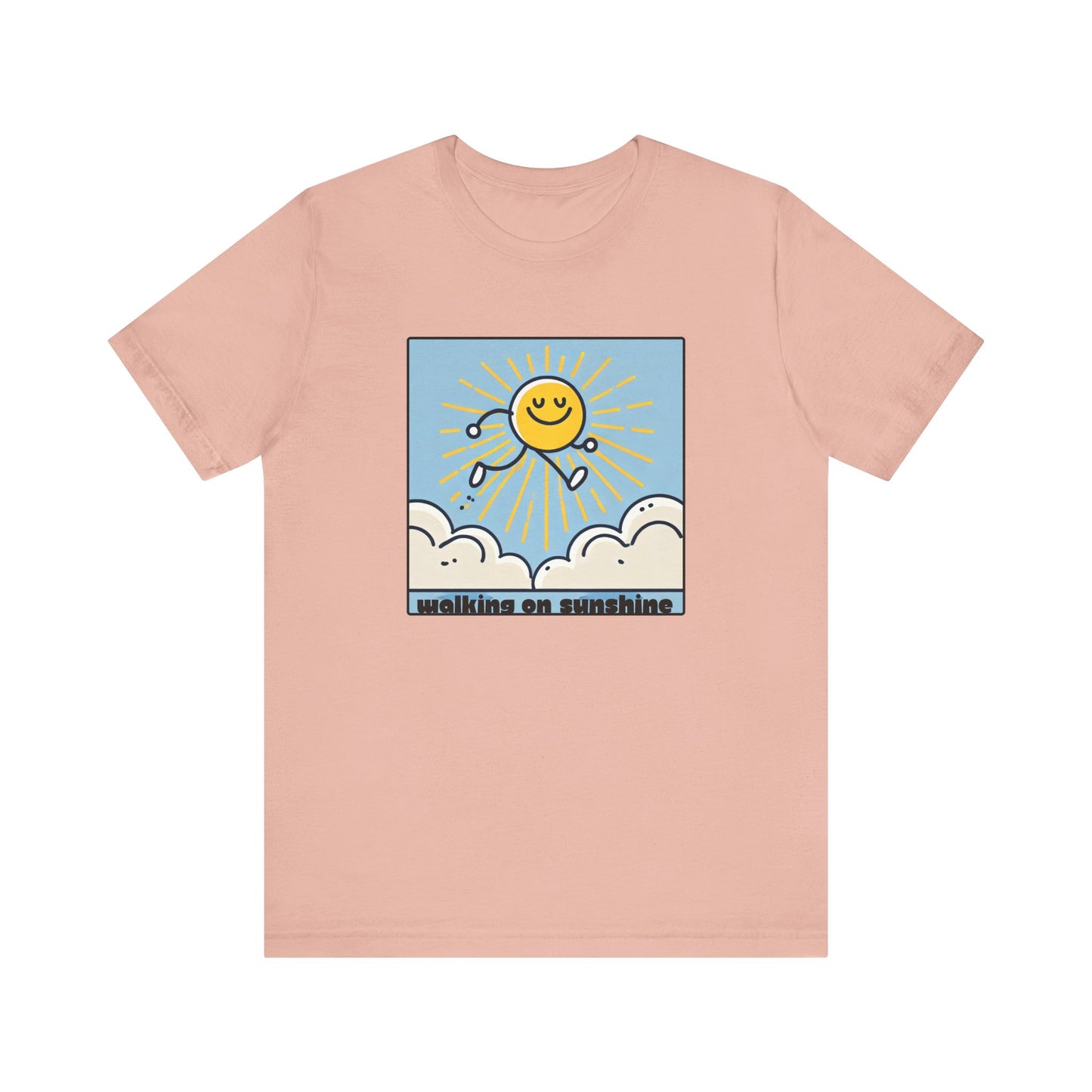 “Walking on Sunshine” Unisex Tee - Bright & Cheerful Graphic T-Shirt