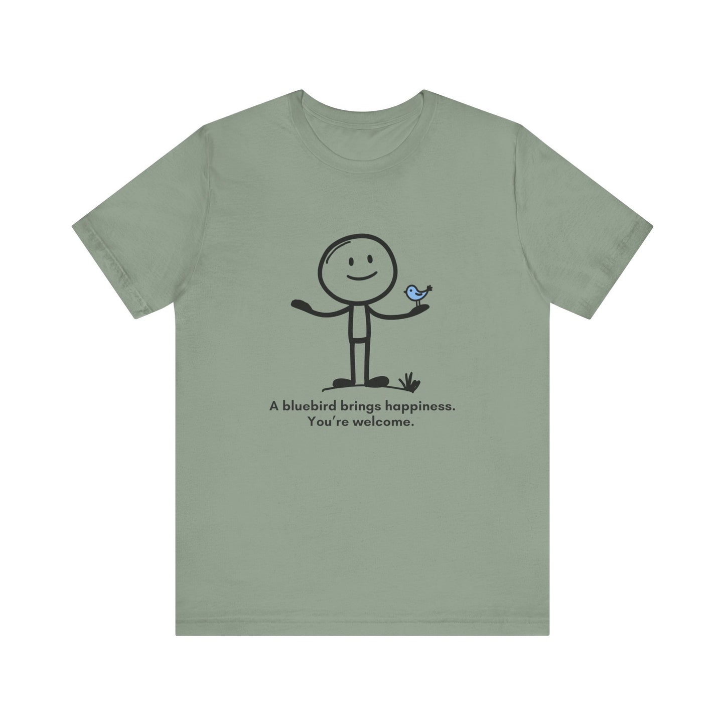 Funny Blubird Happiness Unisex T-Shirt