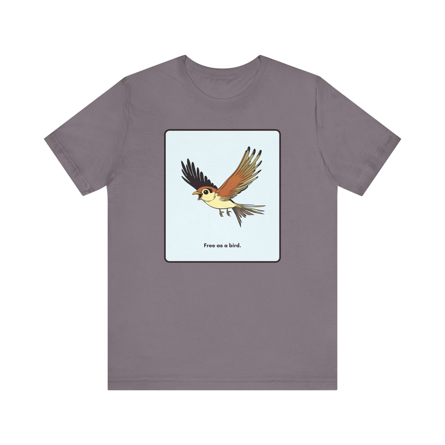 “Free as a bird.” Unisex Graphic T-Shirt