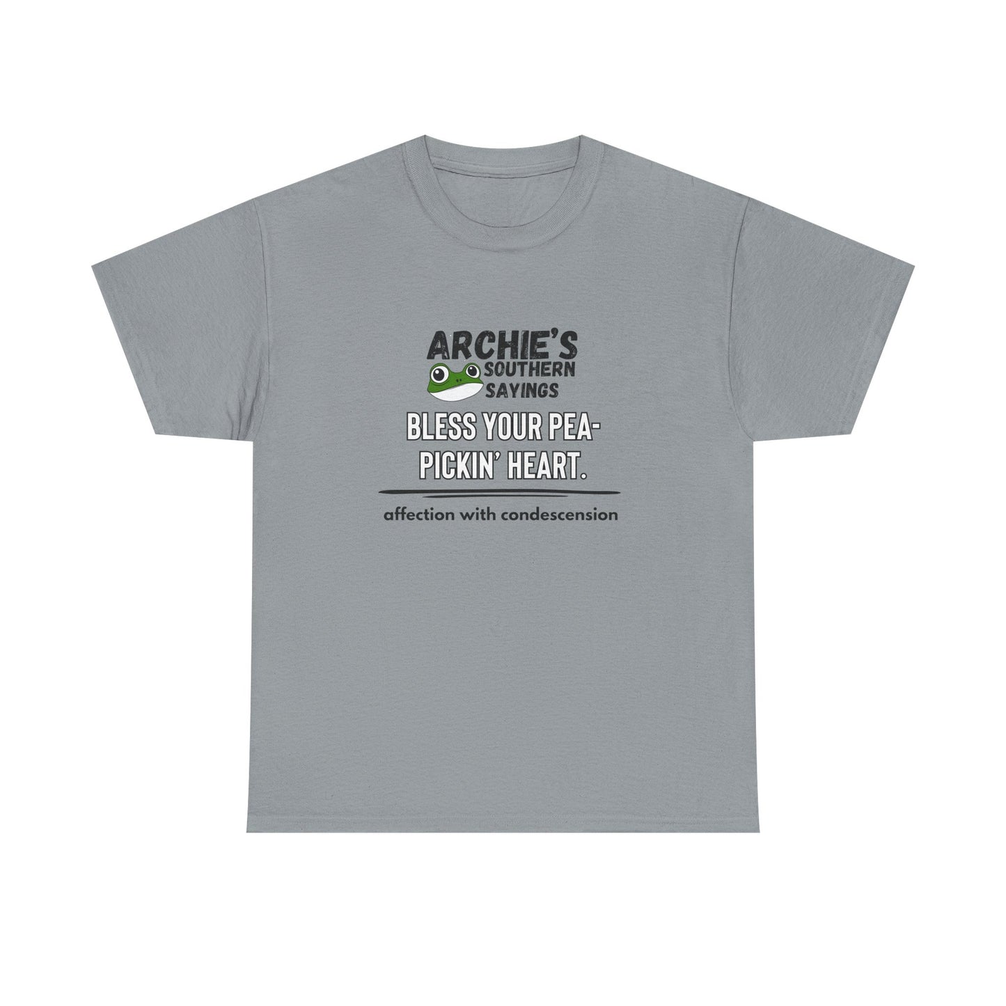“Bless your little pea-picking heart." Archie Unisex Graphic T-Shirt