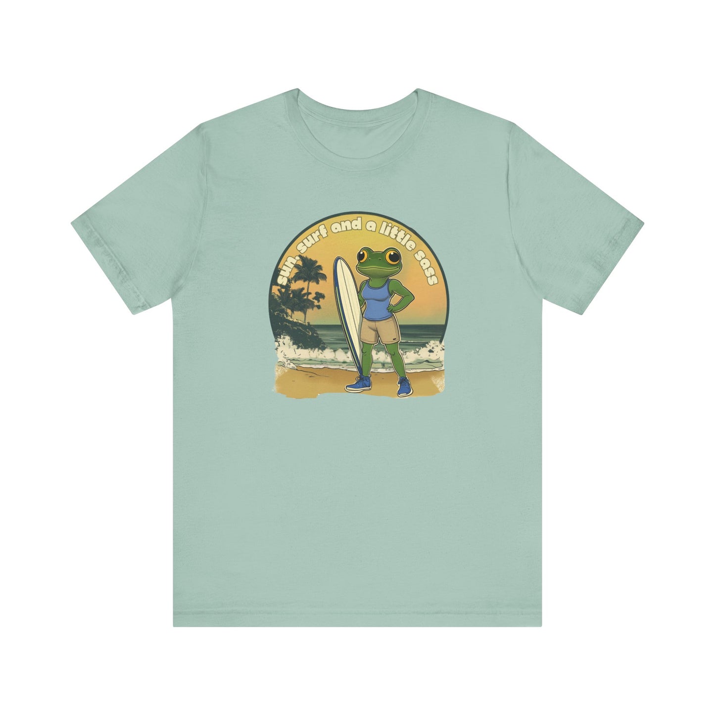“Sun, surf and a little sass” Unisex Graphic T-Shirt