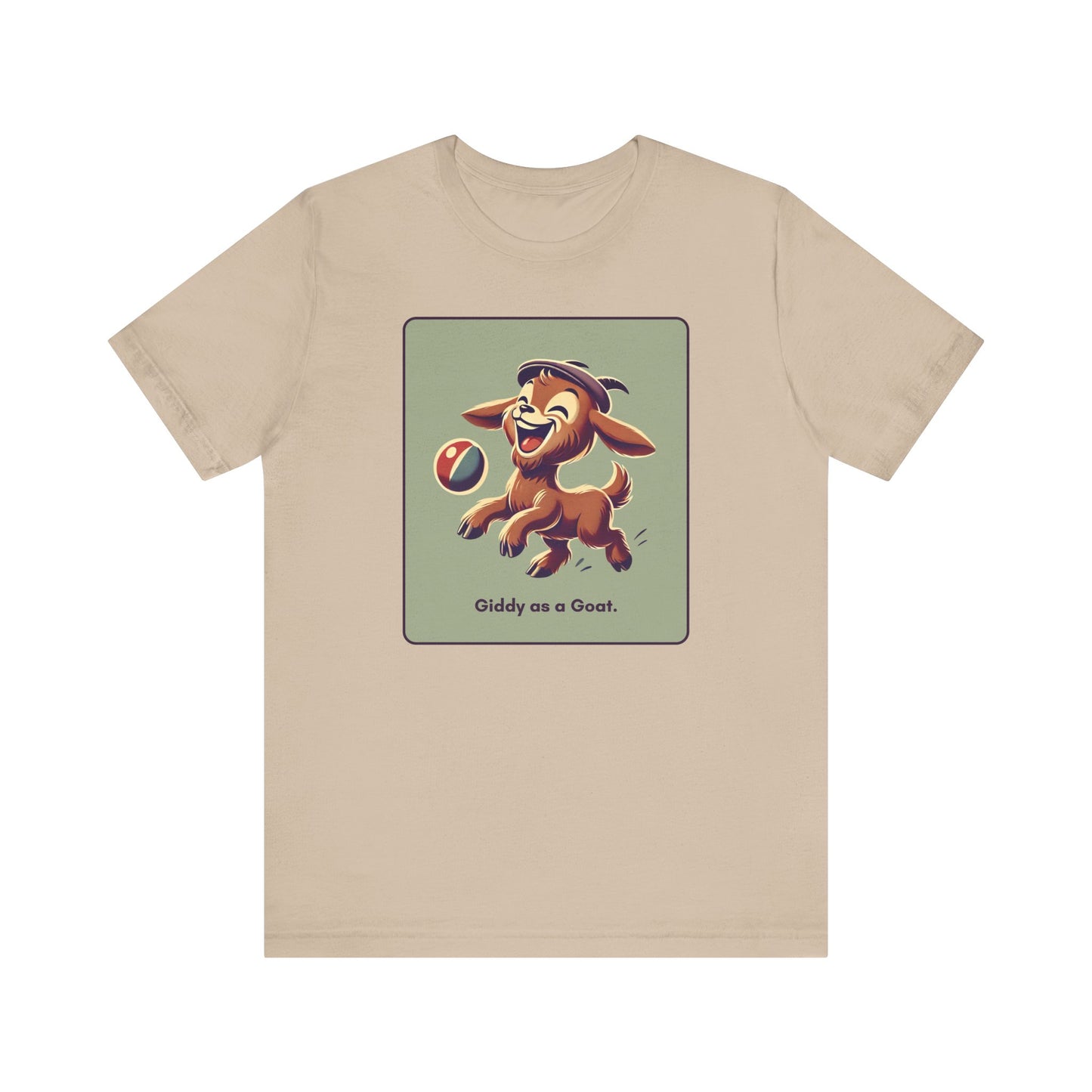 “Giddy as a goat” Unisex Short Sleeve T-Shirt