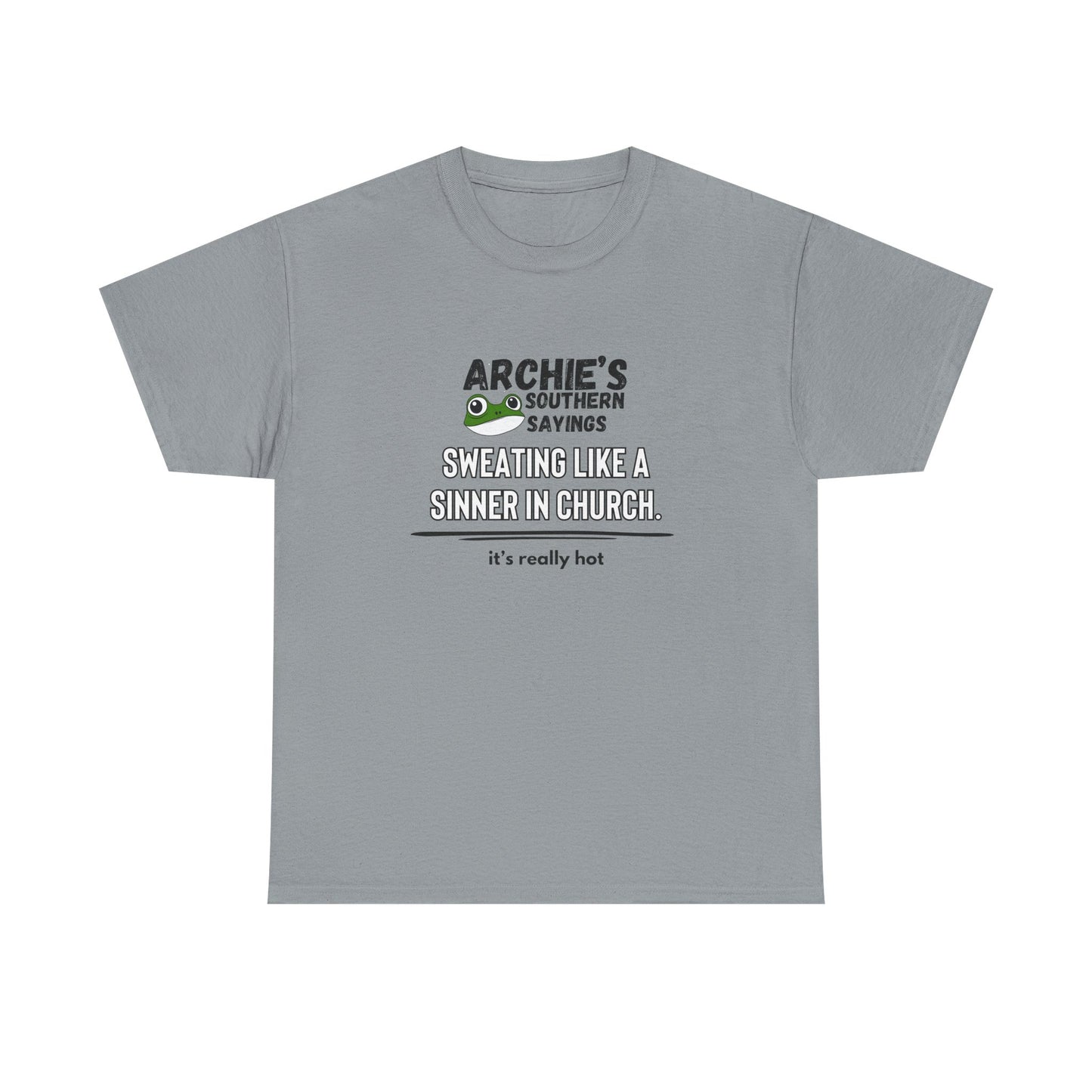 “Sweating like a sinner in church." Archie Unisex Graphic T-Shirt