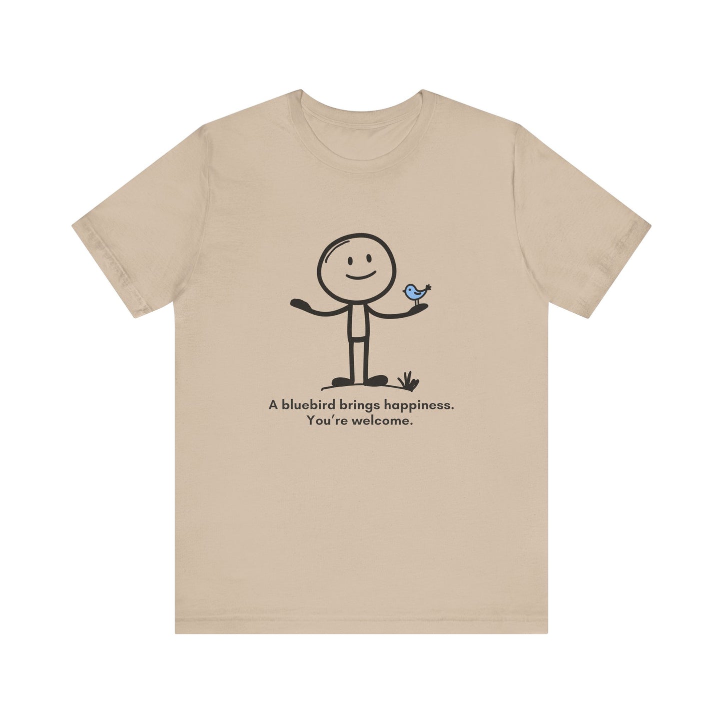 Funny Blubird Happiness Unisex T-Shirt