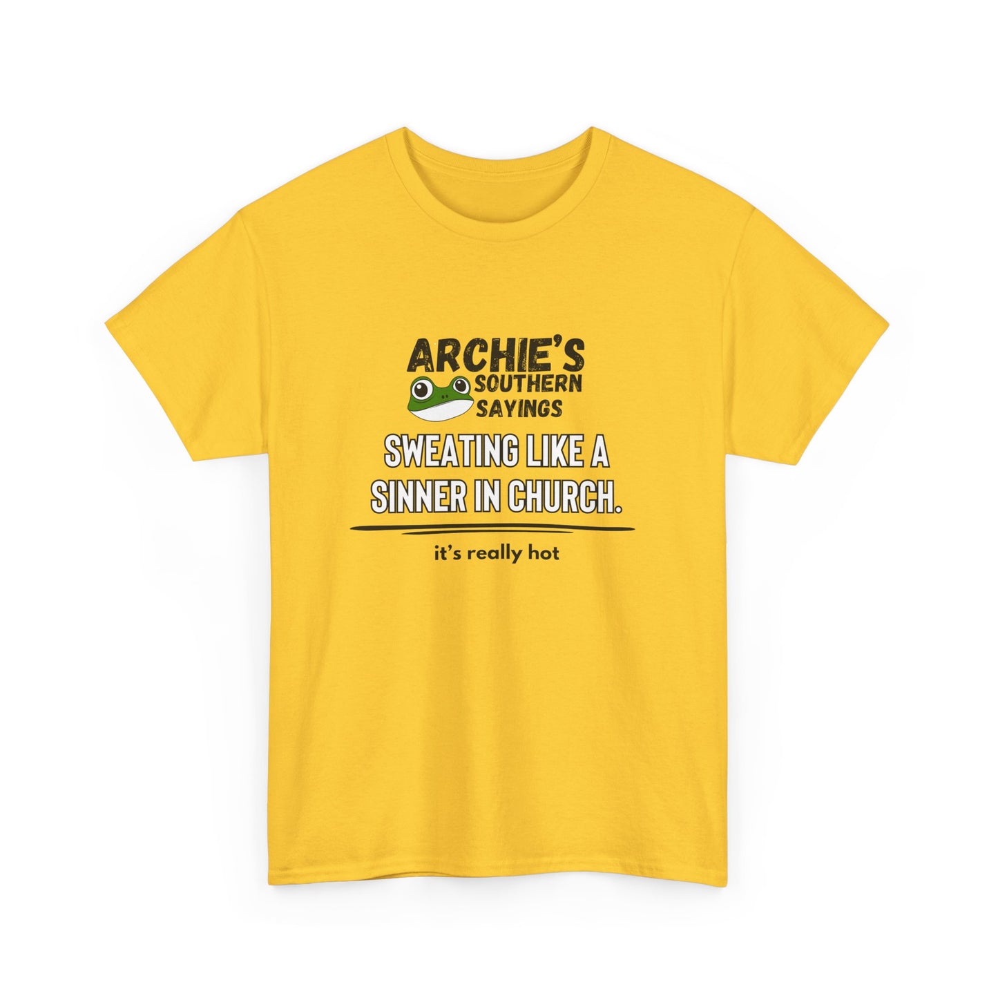 “Sweating like a sinner in church." Archie Unisex Graphic T-Shirt