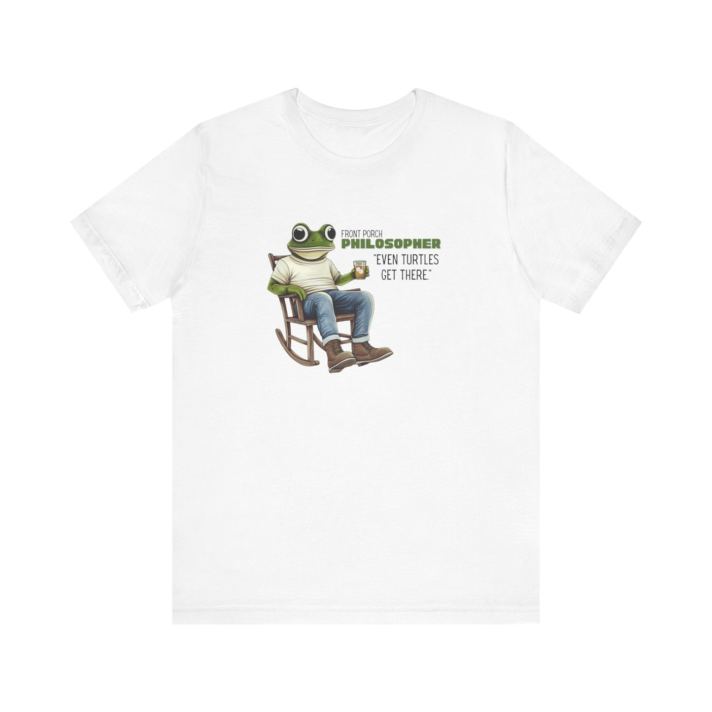 “Even turtles get there” Unisex Graphic T-Shirt