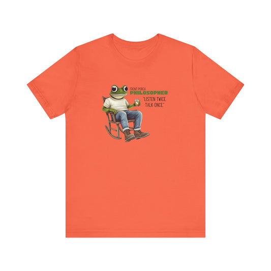 “Listen twice, talk once” Unisex Graphic T-Shirt