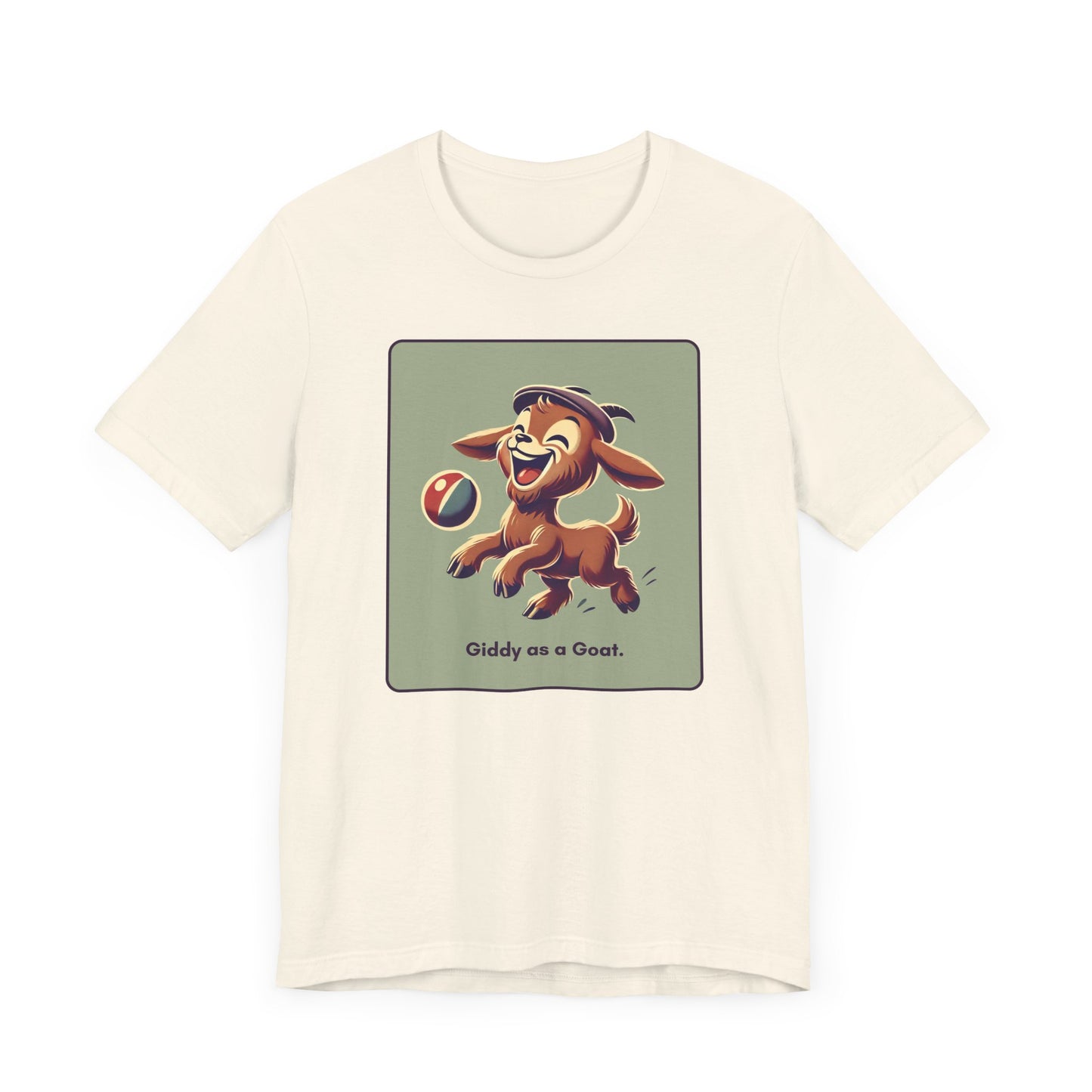 “Giddy as a goat” Unisex Short Sleeve T-Shirt