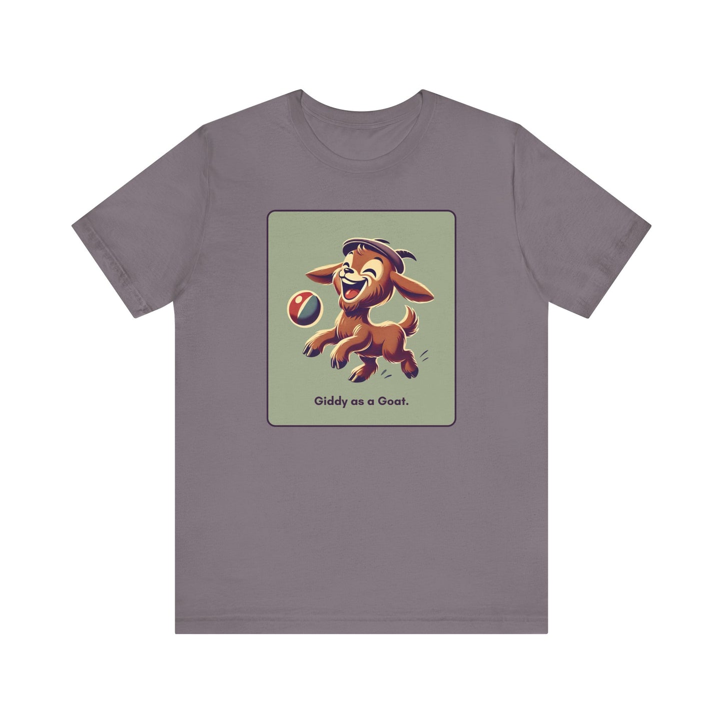 “Giddy as a goat” Unisex Short Sleeve T-Shirt