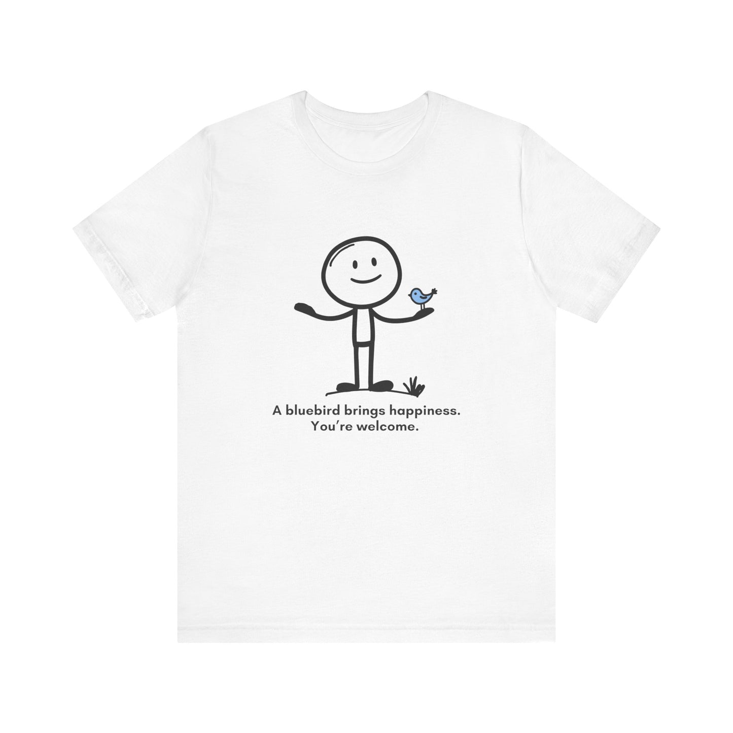 Funny Blubird Happiness Unisex T-Shirt